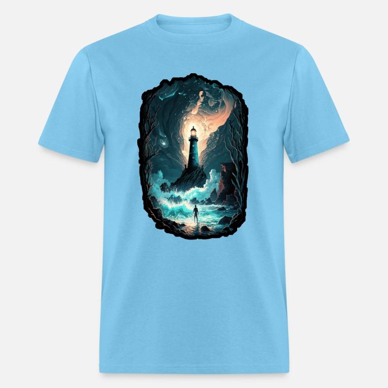 Lighthouse Sea Surreal Water Trend Mystical