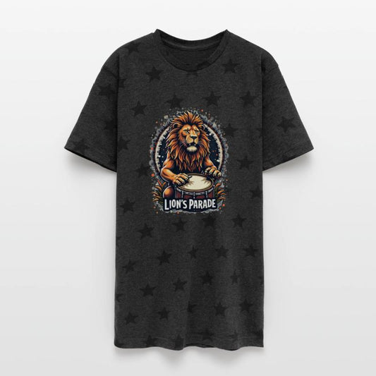 Lion's Drum Parade T-shirt : Majestic Lion Print