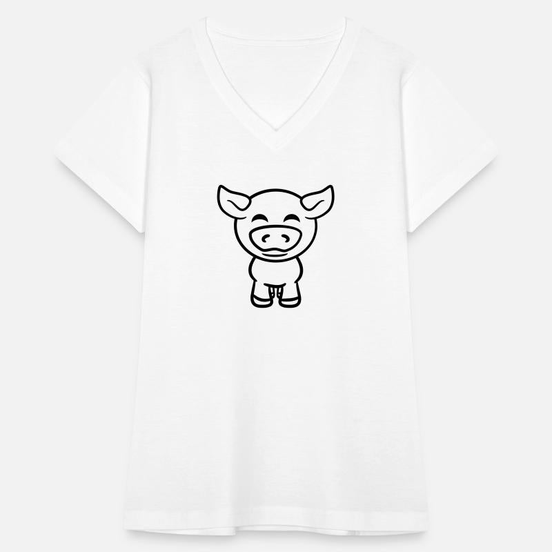 Little cute piggy pig piglet cartoon animal love