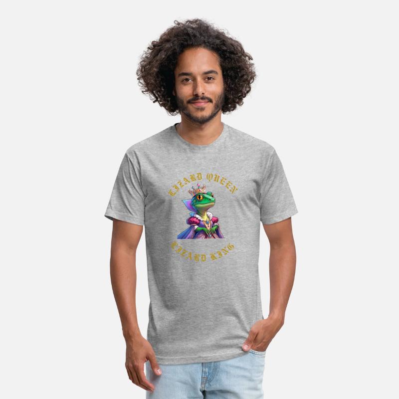 Lizard Queen – Reptile Royalty Tee for Women & men