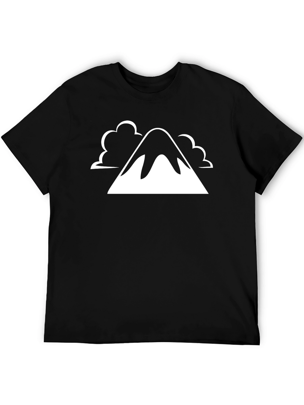 Mountain Peak Graphic Tee - Black