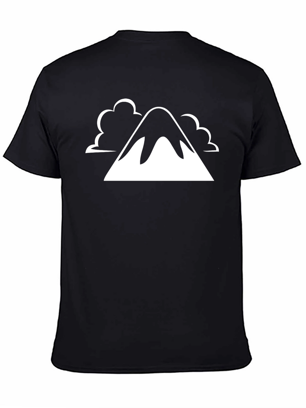 Mountain Peak Graphic Tee - Black