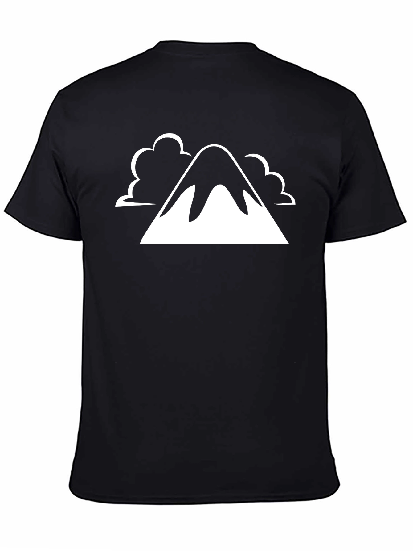 Mountain Peak Graphic Tee - Black