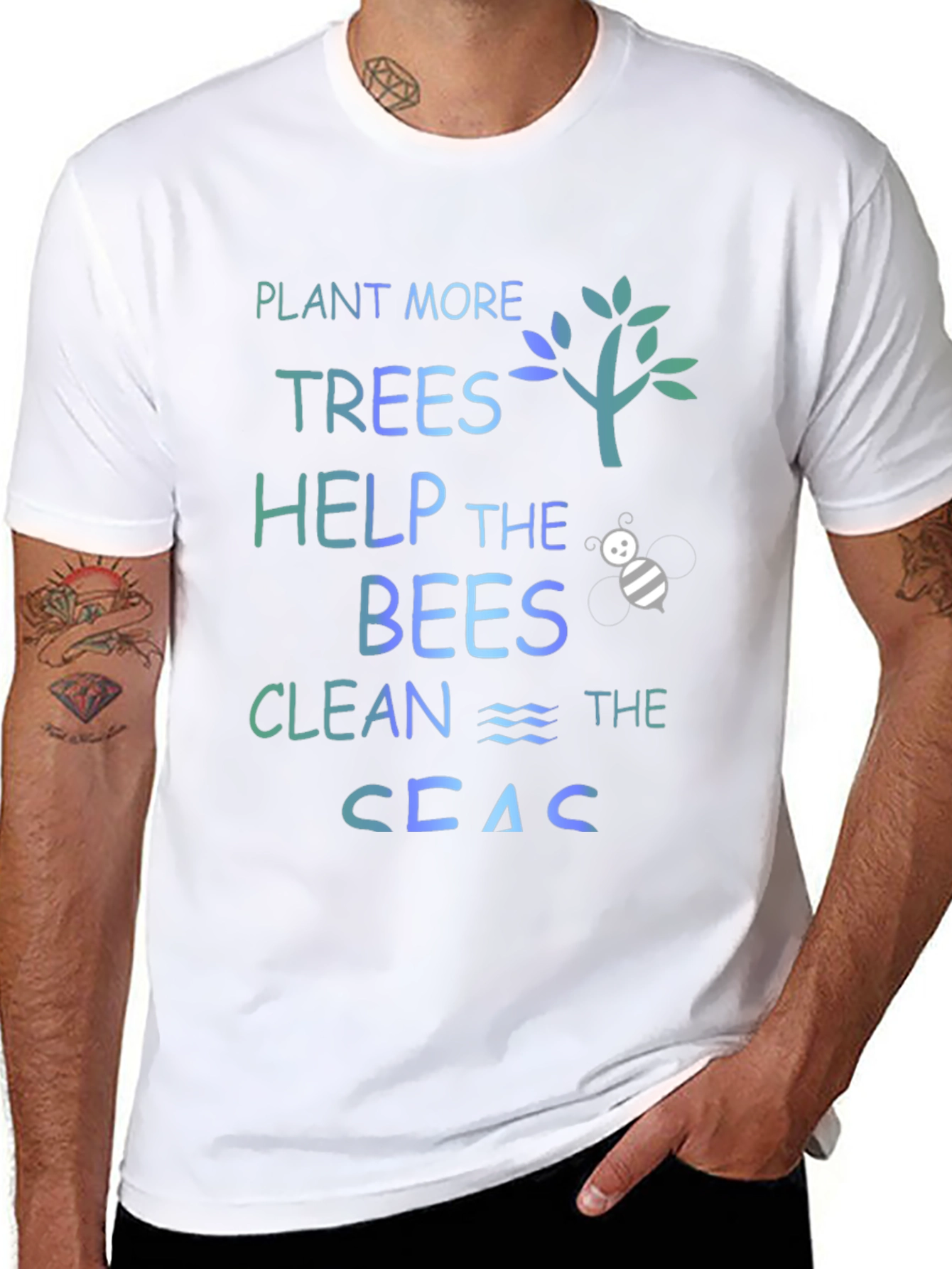 Eco-Friendly Plant More Graphic Tee