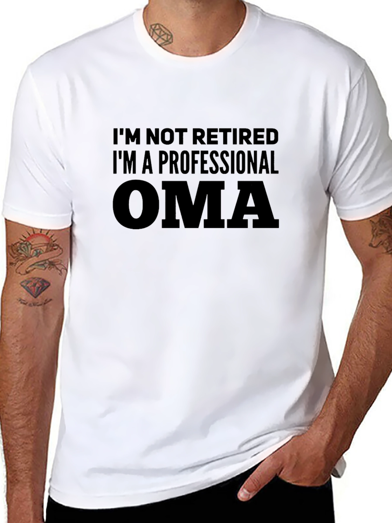 Professional Oma T-Shirt - Novelty Retirement Gift