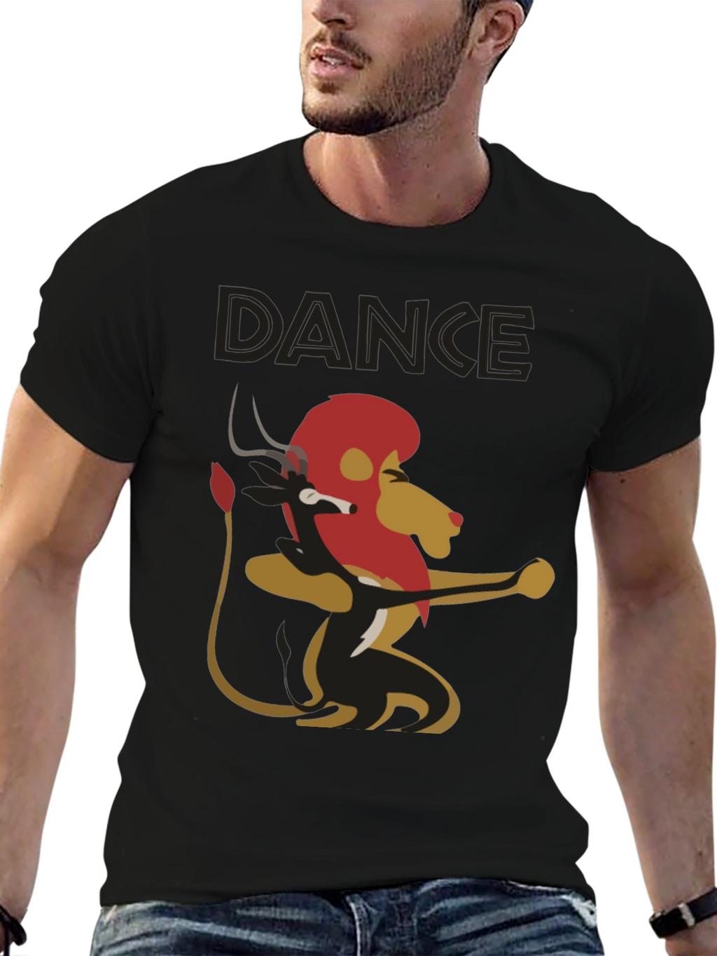 Dance Lion & Antelope Graphic Tee