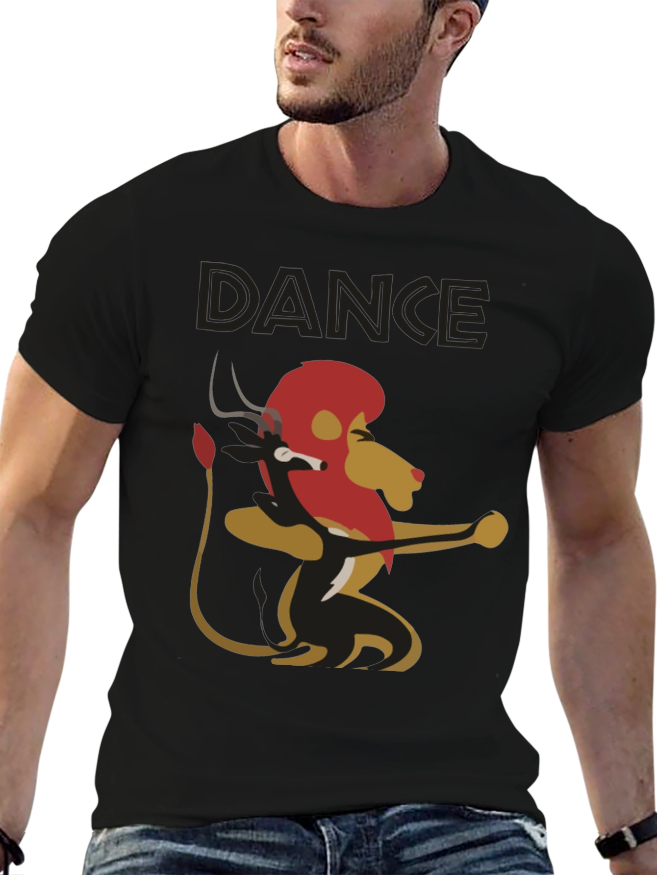 Dance Lion & Antelope Graphic Tee