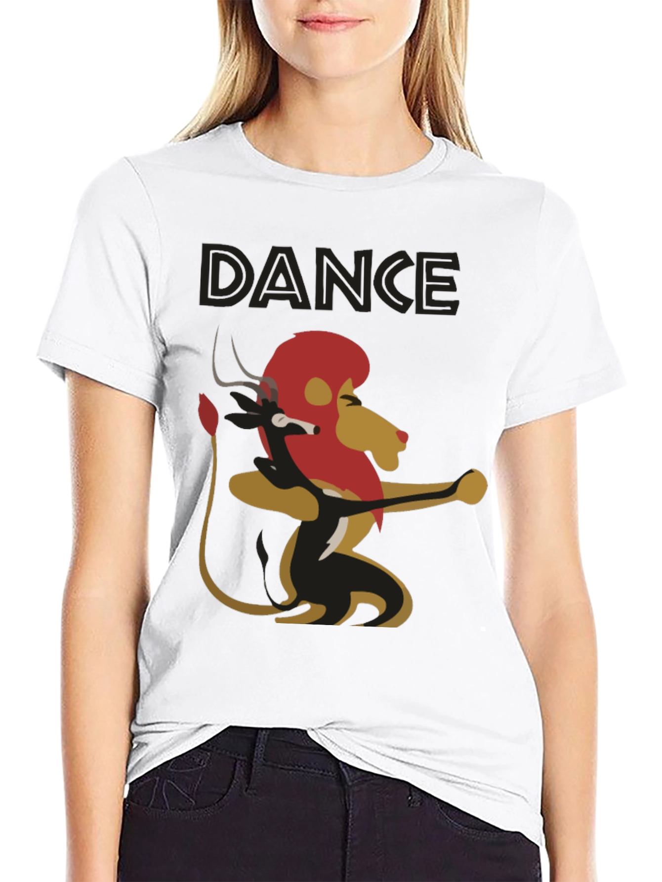 Dance Lion & Antelope Graphic Tee