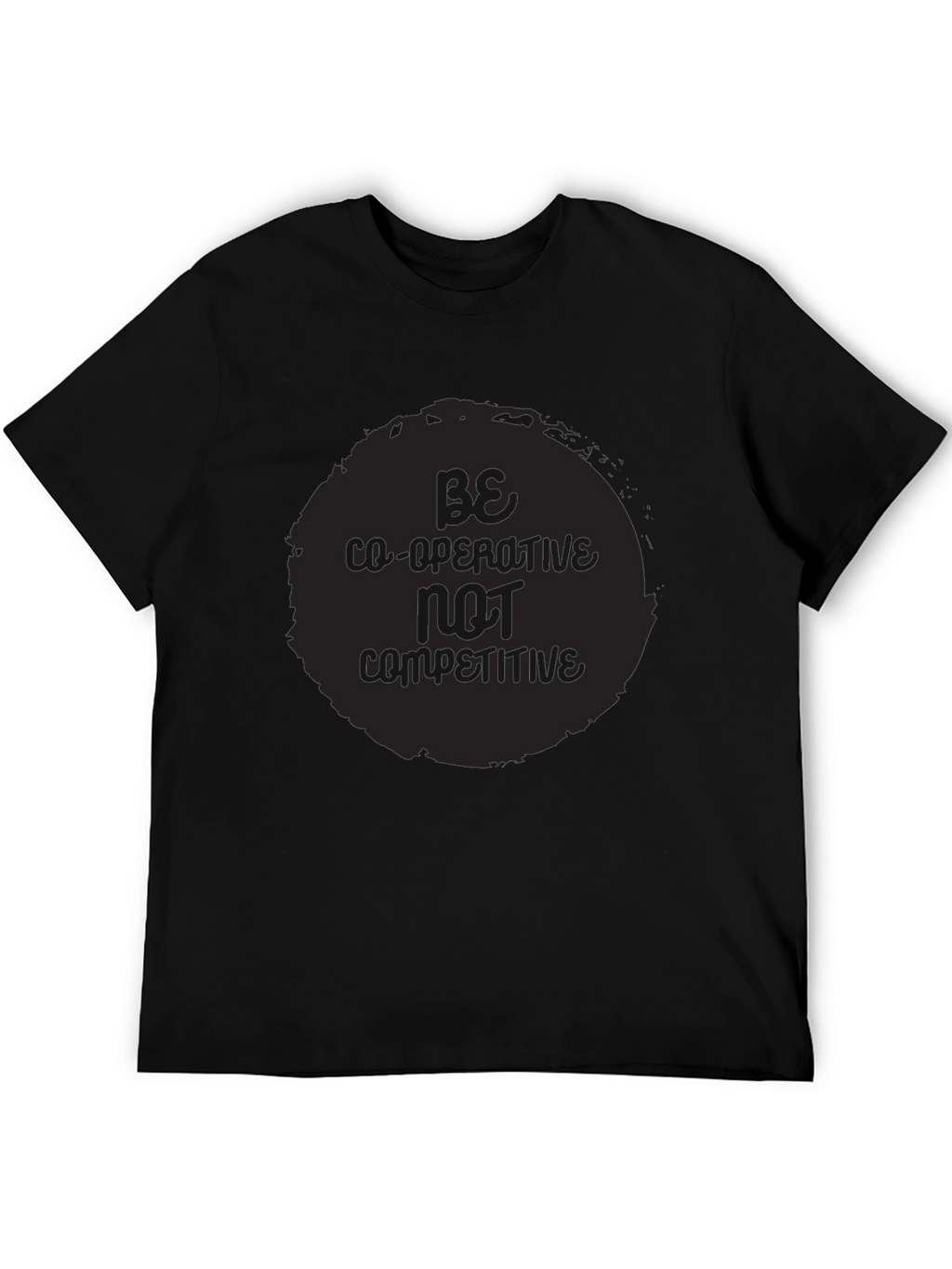 Cooperative Spirit Black Crewneck T-Shirt