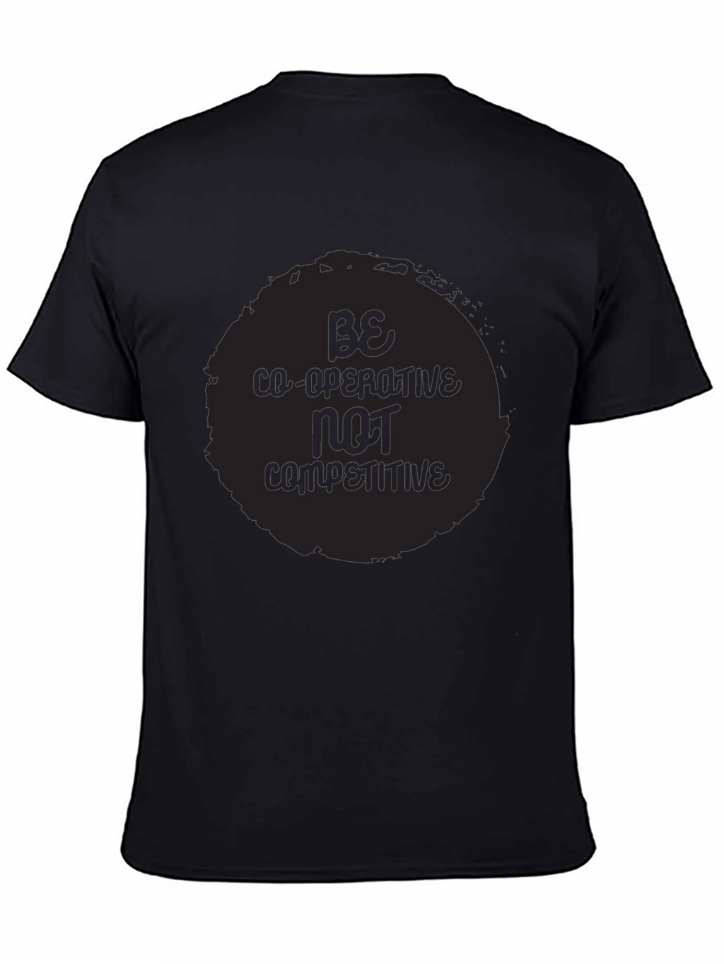 Cooperative Spirit Black Crewneck T-Shirt