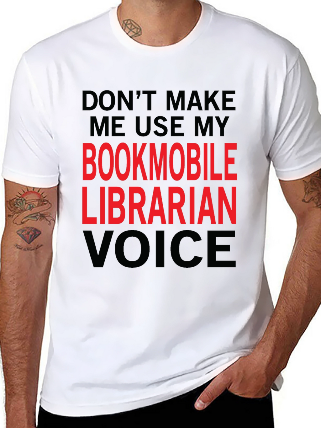 Bookmobile Librarian Voice T-Shirt