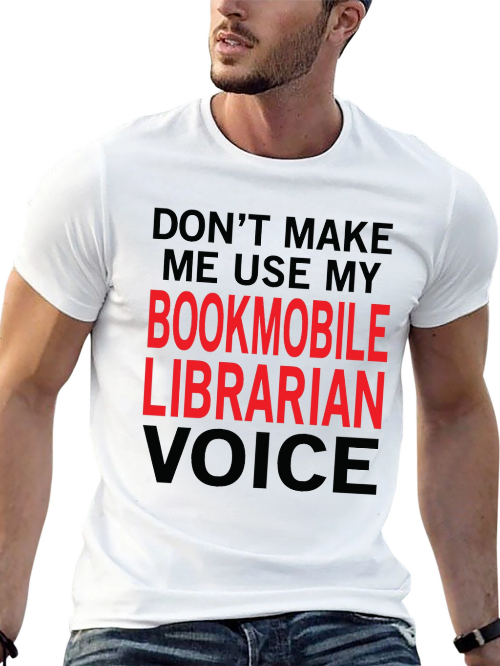 Bookmobile Librarian Voice T-Shirt