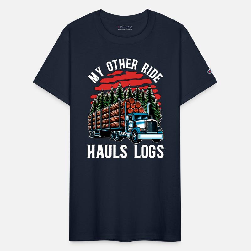 Logging My Other Ride Hauls Logs Arborist Logger