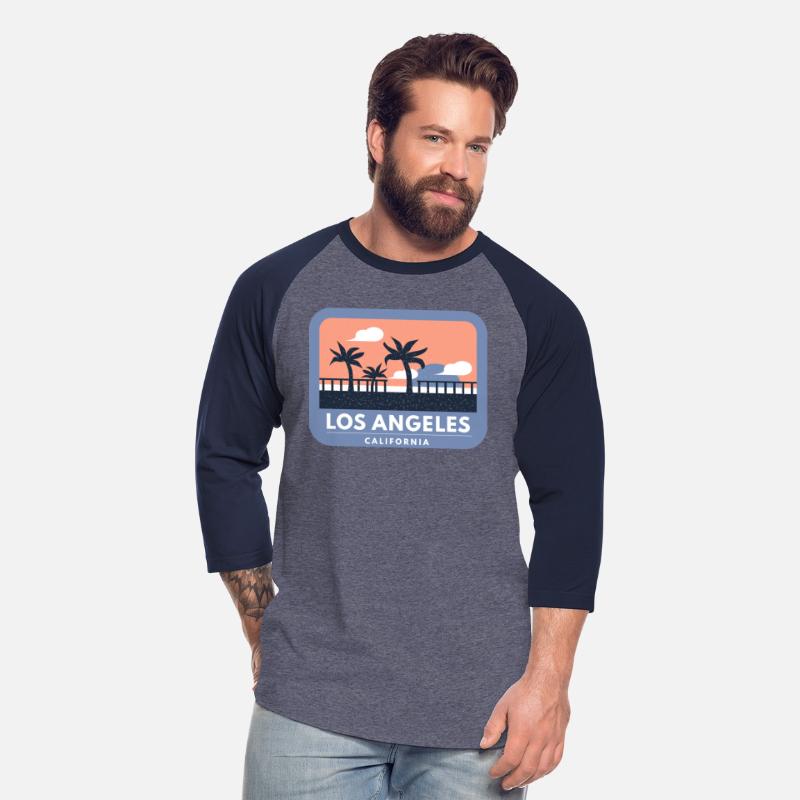 Los Angeles California Retro Skyline Design