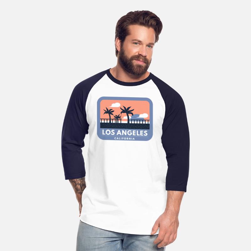 Los Angeles California Retro Skyline Design