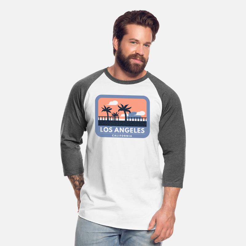 Los Angeles California Retro Skyline Design
