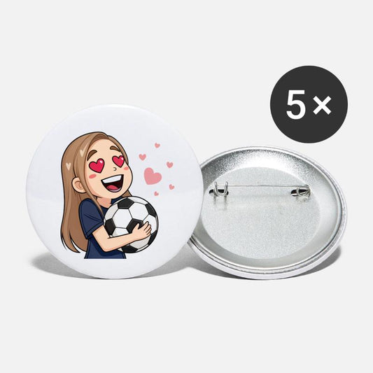 Love for soccer kawaii anime design