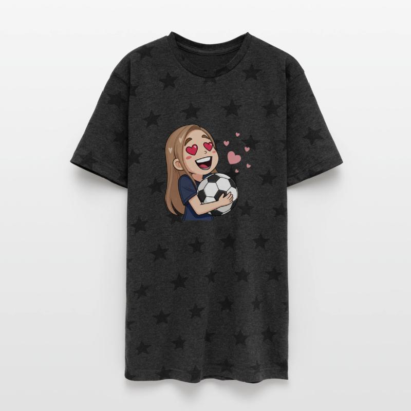 Love for soccer kawaii anime design