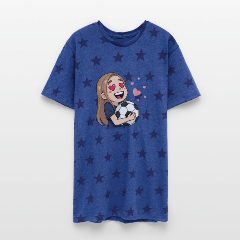 Love for soccer kawaii anime design