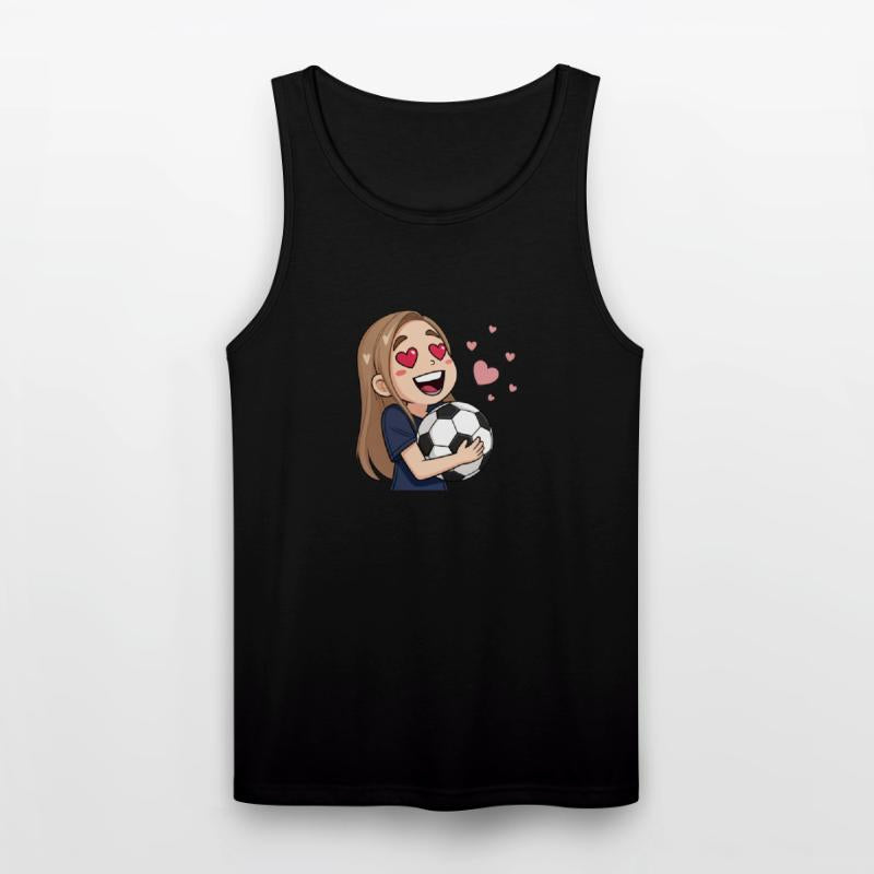 Love for soccer kawaii anime design