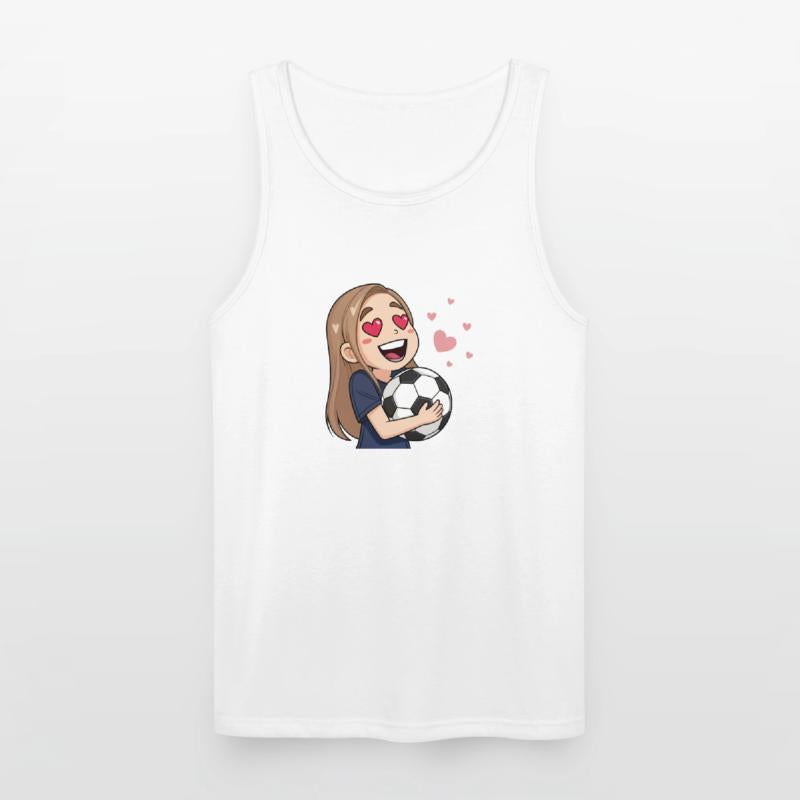Love for soccer kawaii anime design