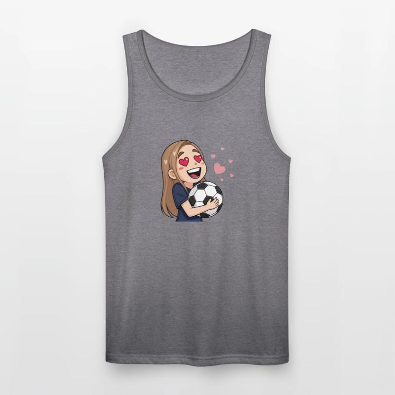 Love for soccer kawaii anime design