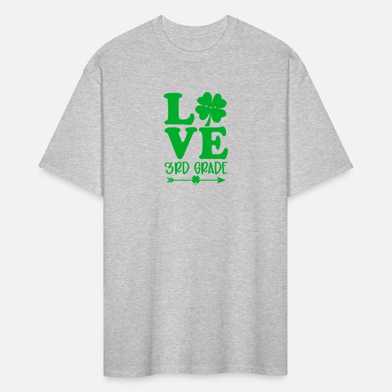Love St Patrick'S Day Shamrock 3Rd Grade Teacher L