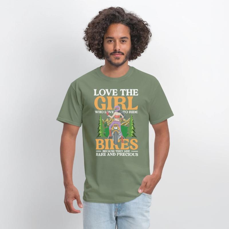 Love The Girl Who Love To Ride Bikes Rare Precious