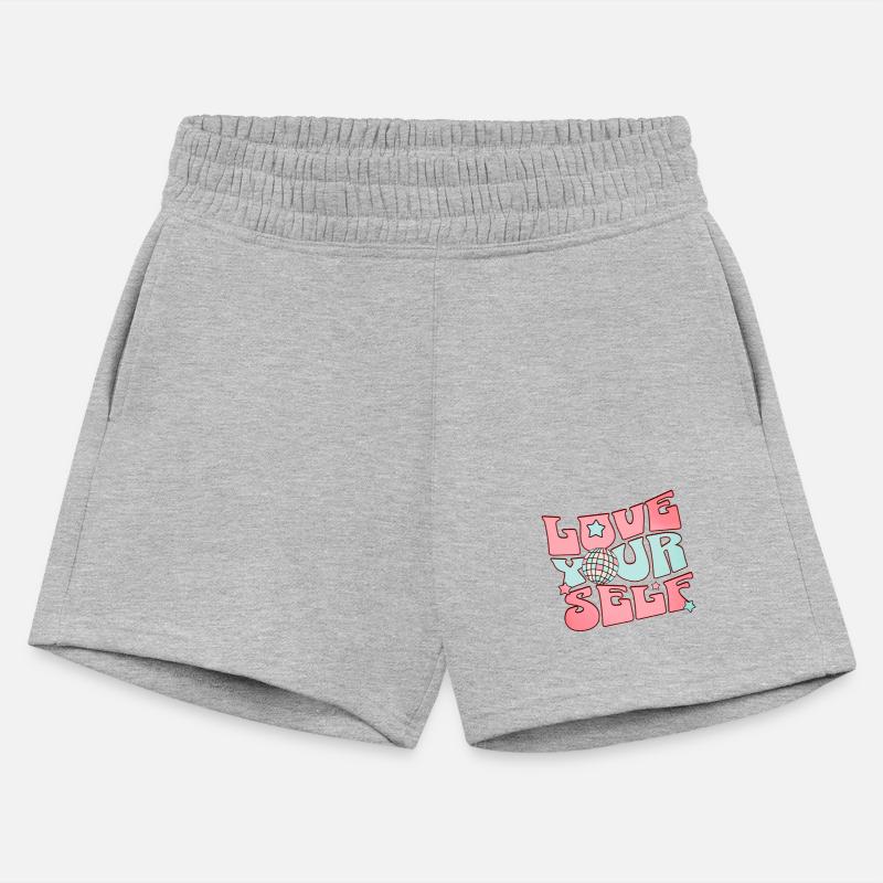 Love Yourself Quote in Retro Groovy Fonts