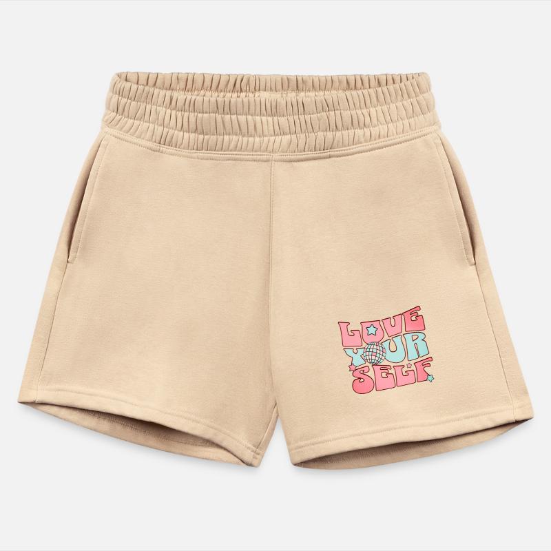 Love Yourself Quote in Retro Groovy Fonts