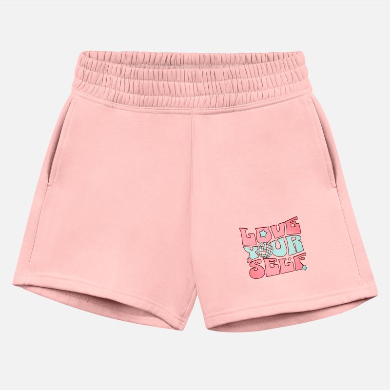 Love Yourself Quote in Retro Groovy Fonts