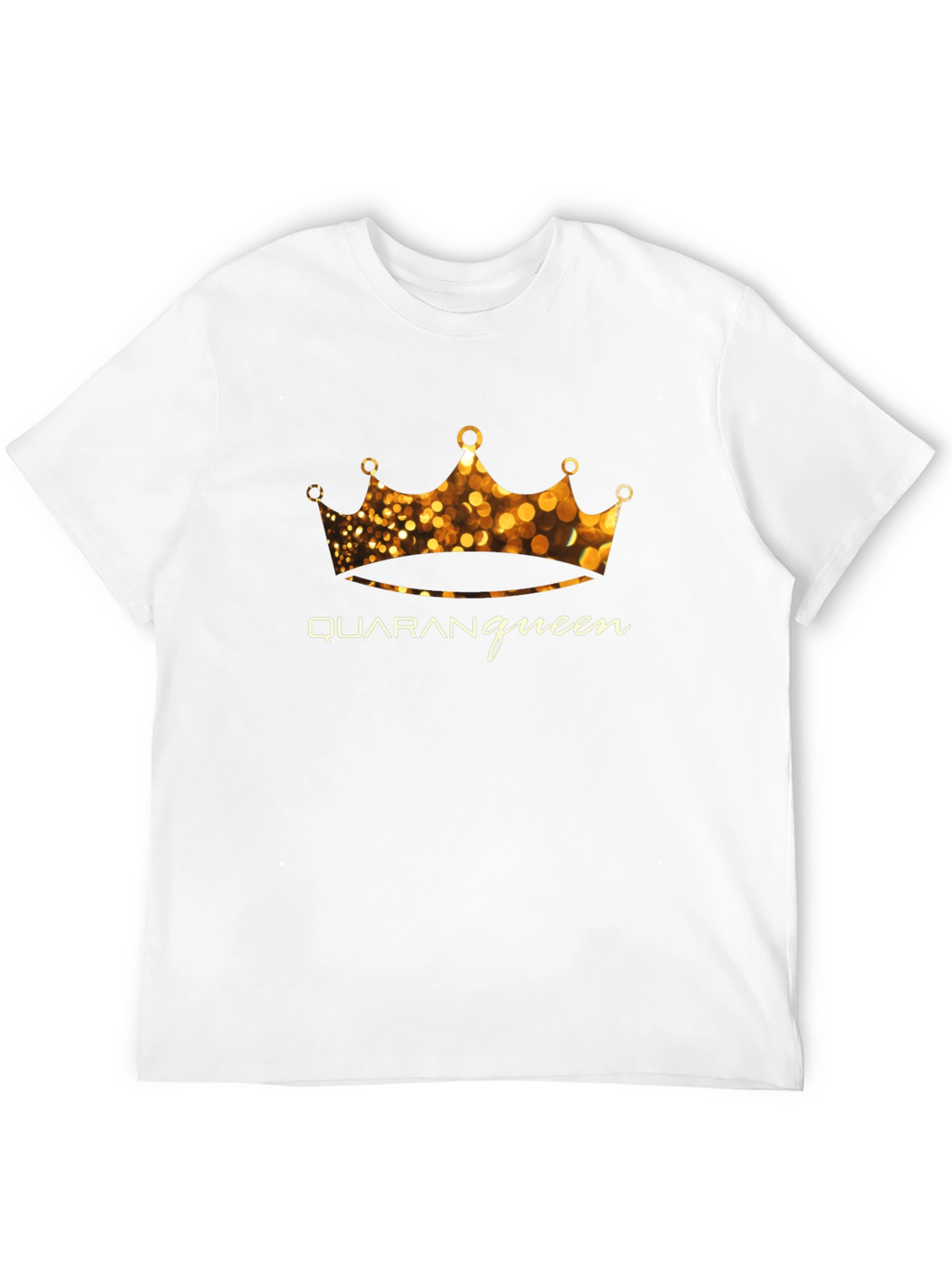 Quaranqueen Black T-Shirt - Crown Design