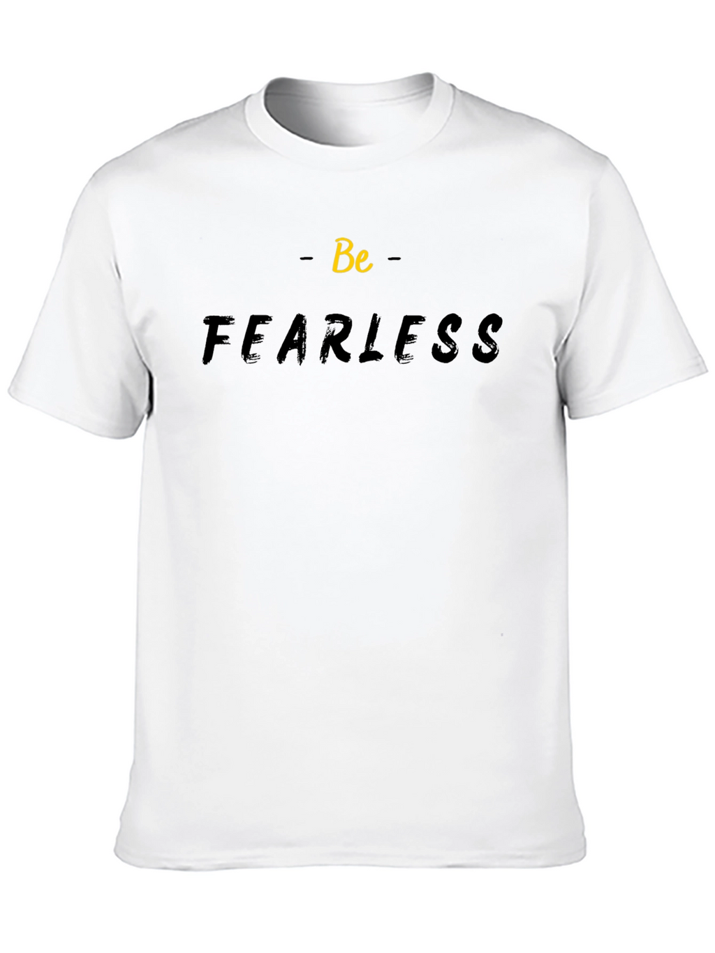 Be Fearless Black Graphic Tee
