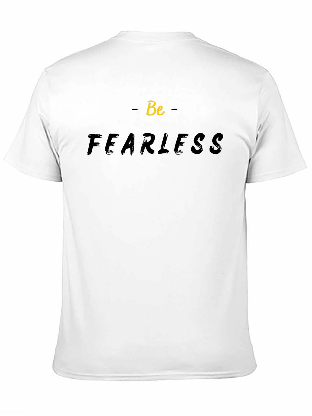 Be Fearless Black Graphic Tee