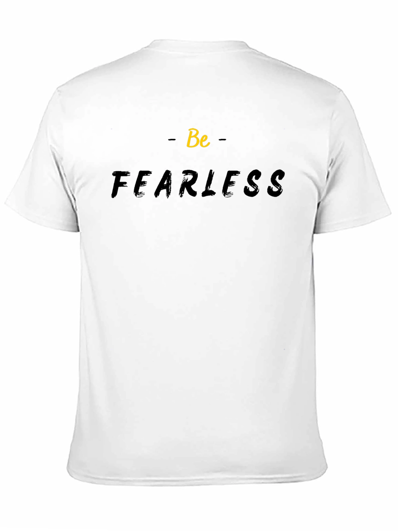Be Fearless Black Graphic Tee