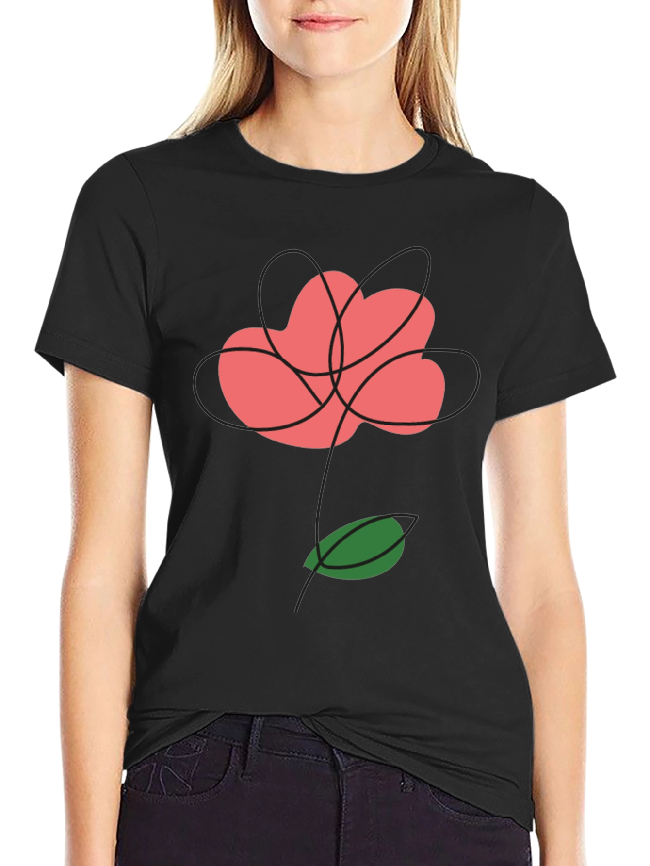 Floral Graphic Print T-Shirt
