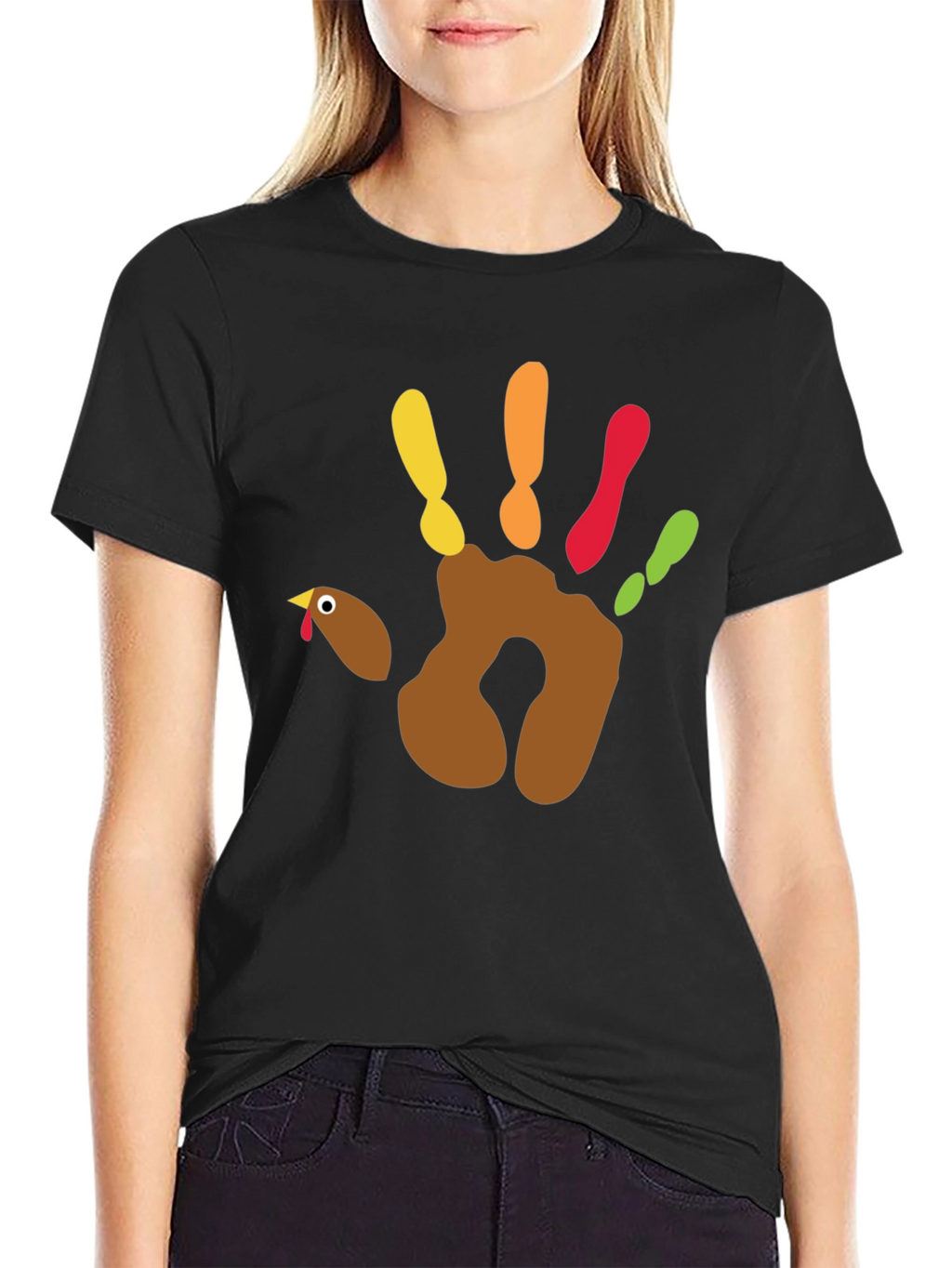 Thanksgiving Turkey Handprint T-Shirt