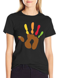 Thanksgiving Turkey Handprint T-Shirt