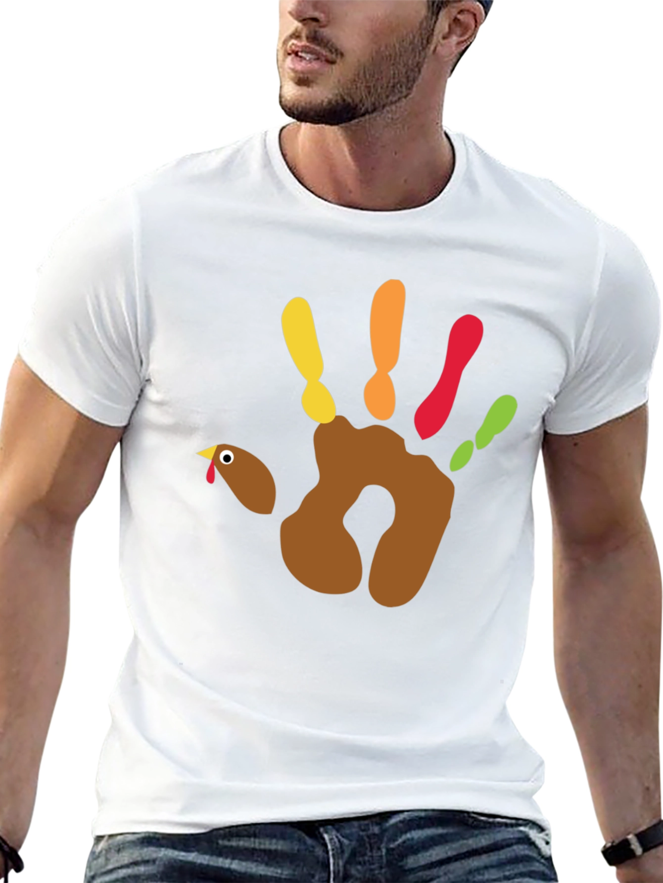 Thanksgiving Turkey Handprint T-Shirt