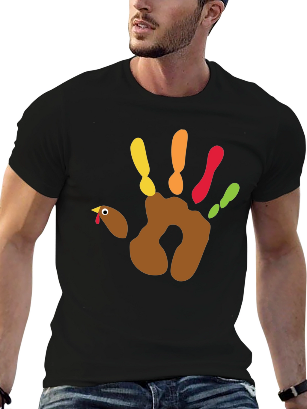 Thanksgiving Turkey Handprint T-Shirt
