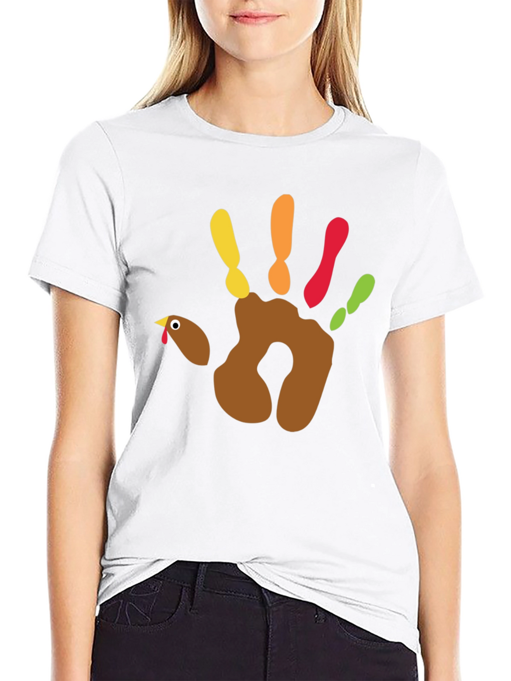 Thanksgiving Turkey Handprint T-Shirt
