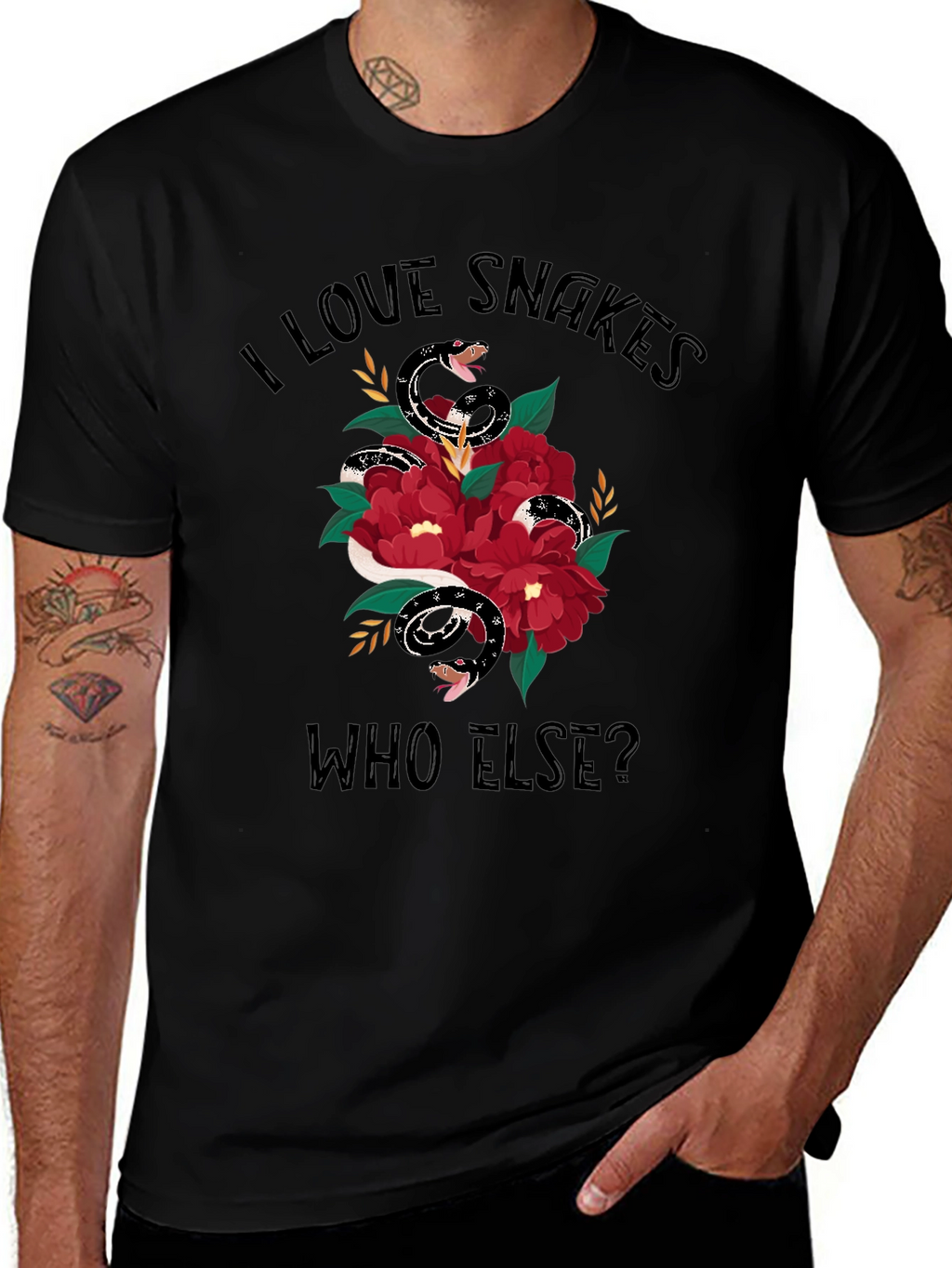 I Love Snakes Graphic Tee