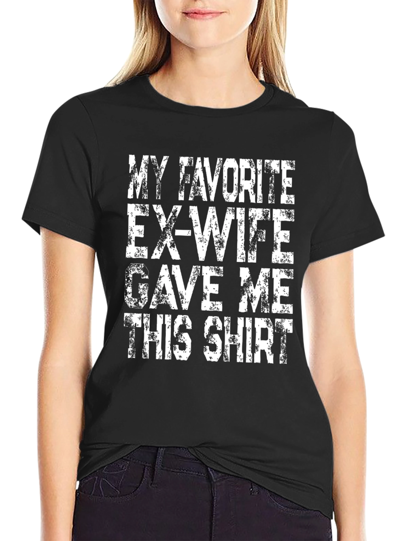 Funny Ex-Wife T-Shirt - Novelty Gift Idea