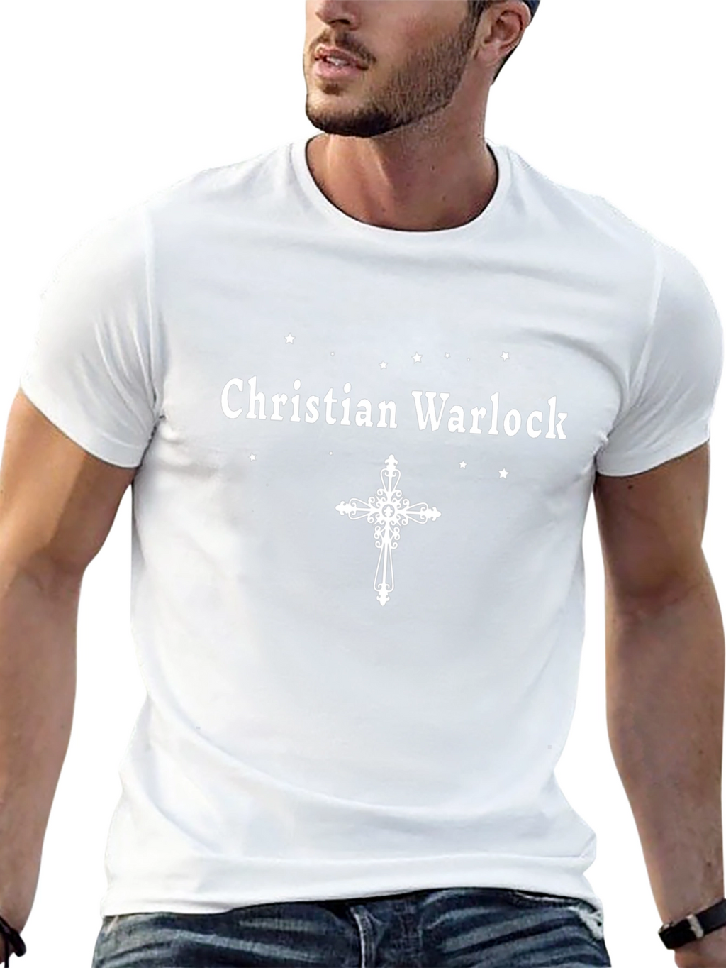 Christian Warlock Graphic T-Shirt - Black