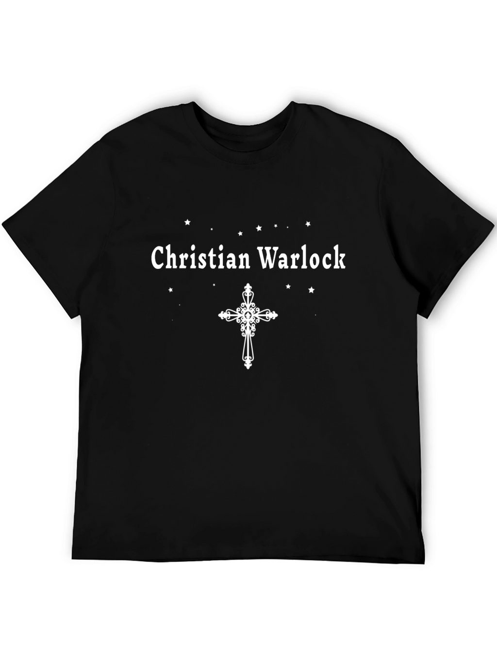 Christian Warlock Graphic T-Shirt - Black