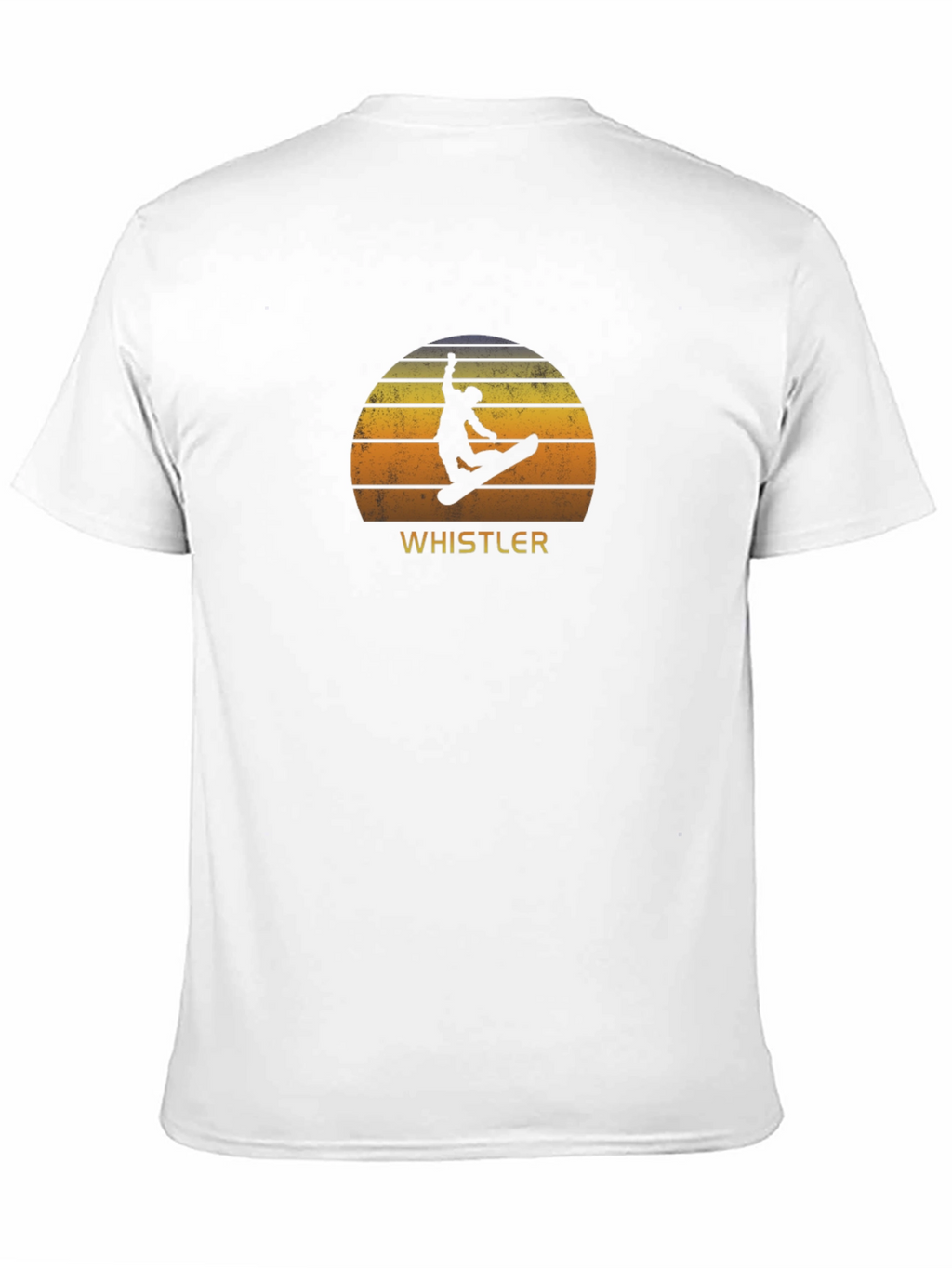 Whistler Sunset Snowboarder Graphic Tee