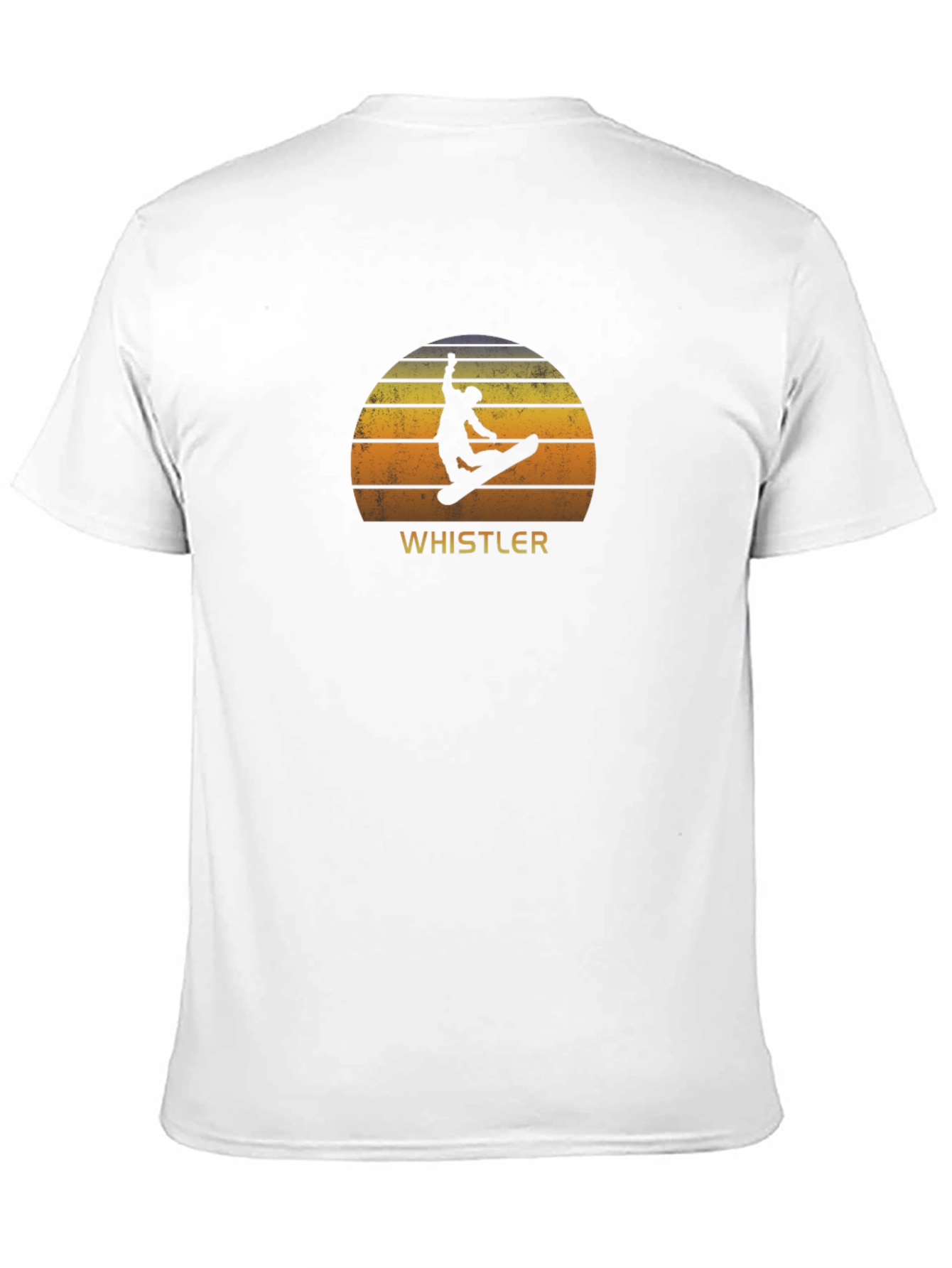 Whistler Sunset Snowboarder Graphic Tee