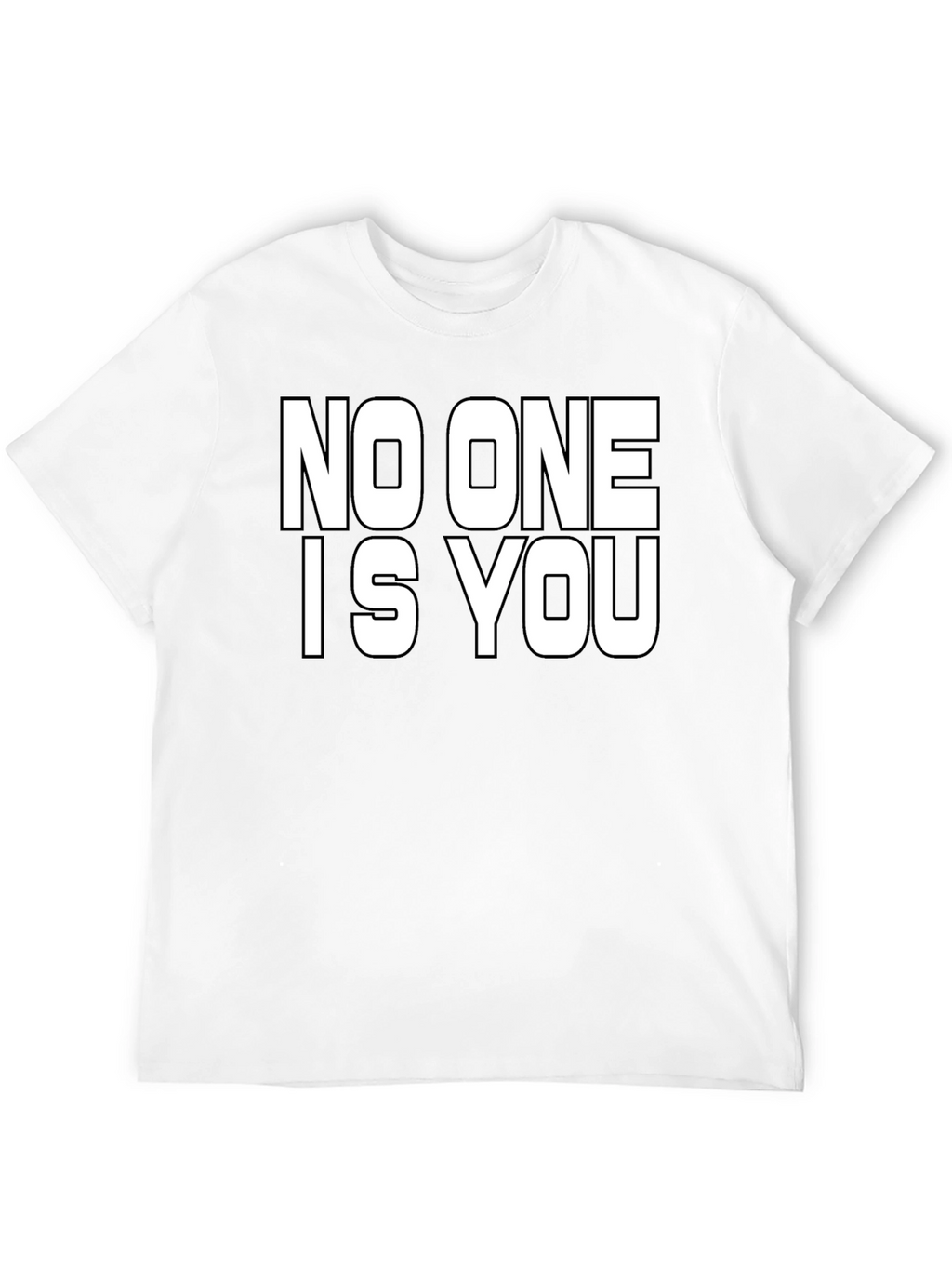 No One is You Graphic Black T-Shirt