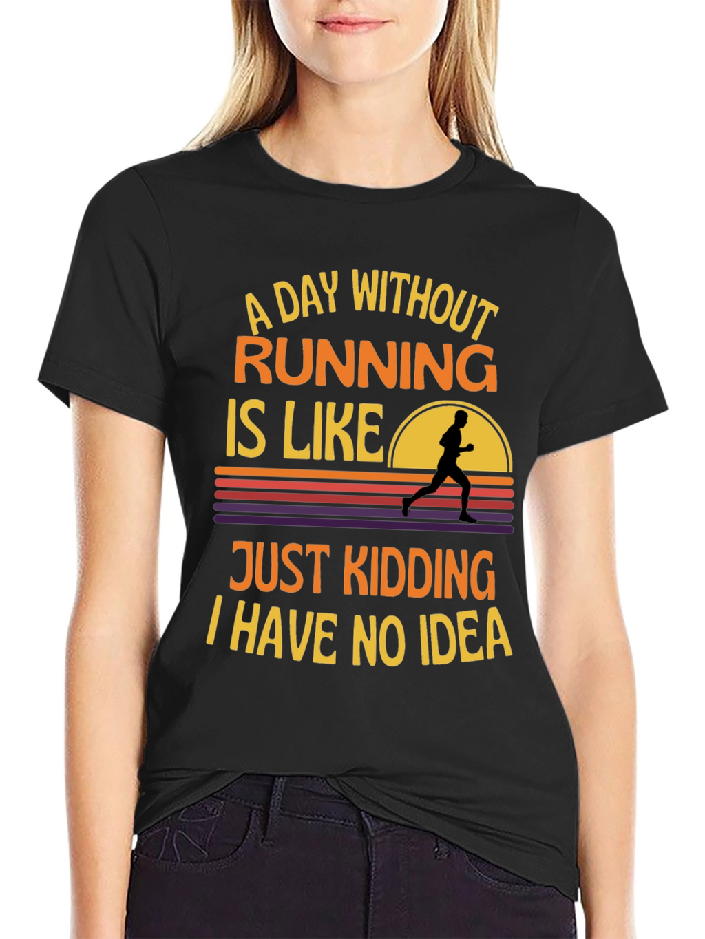 Funny Running T-Shirt - A Day Without Running