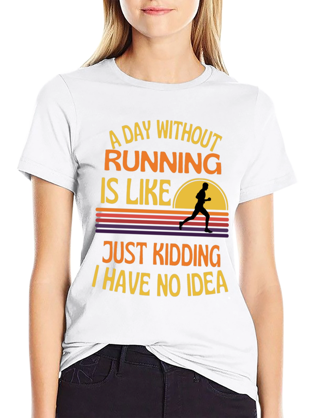 Funny Running T-Shirt - A Day Without Running